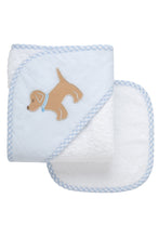 Load image into Gallery viewer, 3 Marthas Baby Hooded Towel &amp; Washcloth Sets - 7 designs

