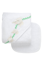 Load image into Gallery viewer, 3 Marthas Baby Hooded Towel &amp; Washcloth Sets - 7 designs
