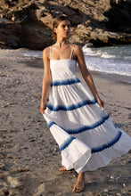 Load image into Gallery viewer, Smocked Back Maxi- Pacifica Blue
