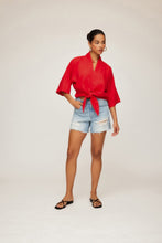 Load image into Gallery viewer, Bernice Tie Front Top

