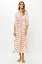 Load image into Gallery viewer, Shirt Dress Maxi- Arbor Coral
