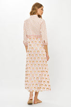 Load image into Gallery viewer, Shirt Dress Maxi- Arbor Coral

