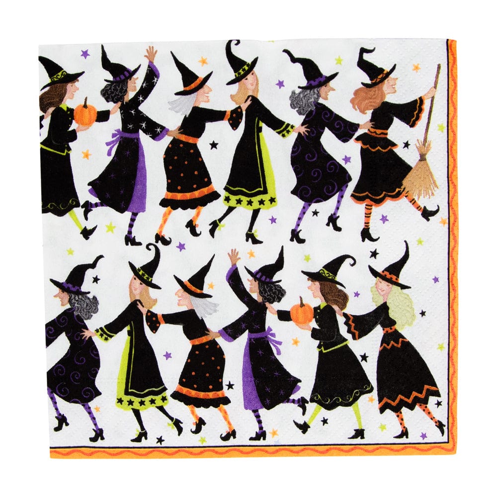 Witches Conga Line Cocktail Napkins