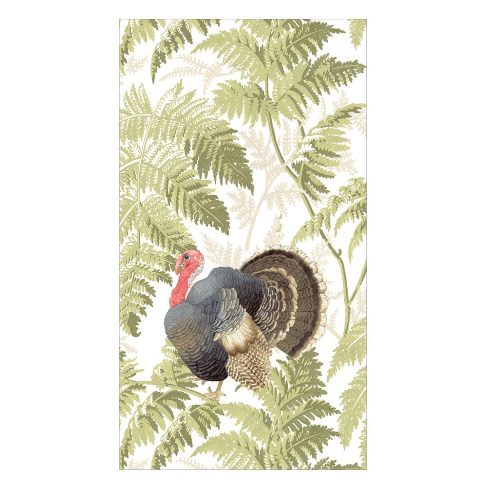 Turkey Among Ferns Guest Towel Napkins