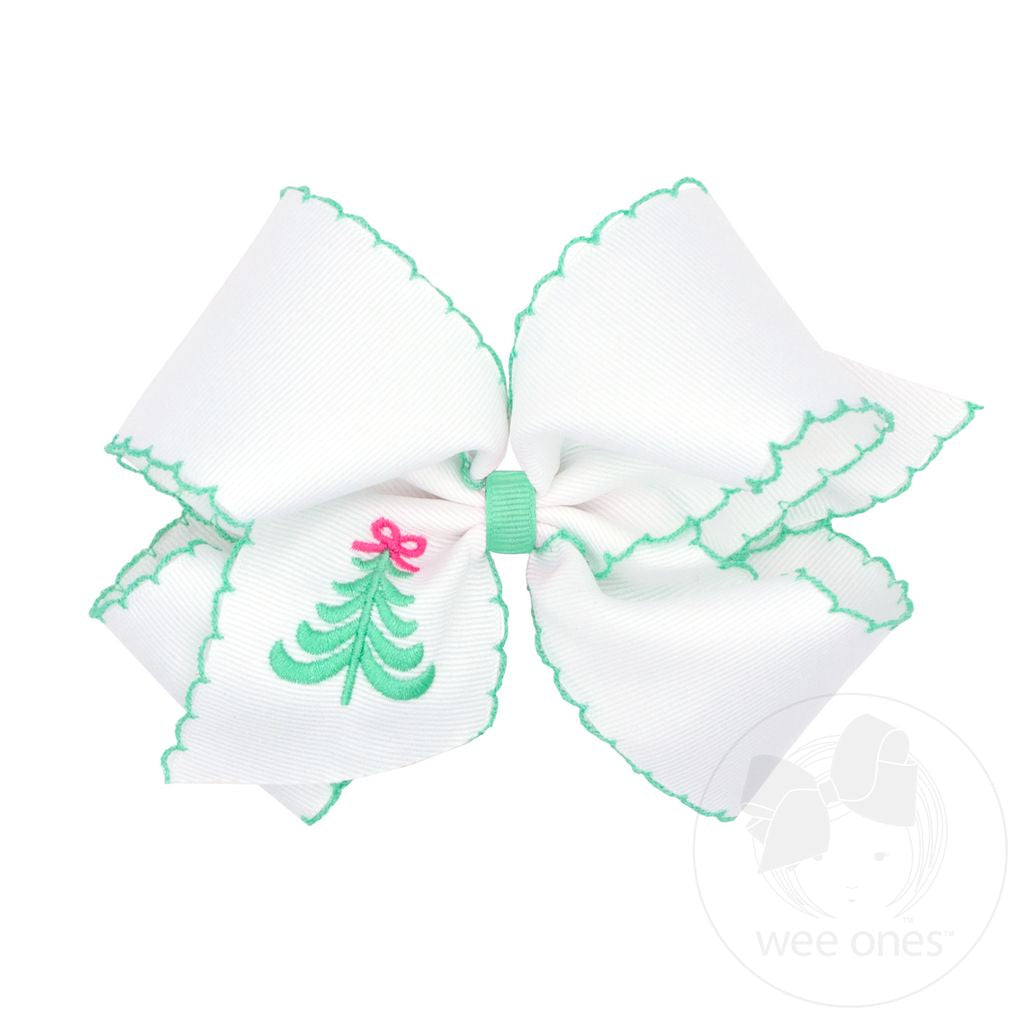 King Grosgrain Hair Bow - Tree