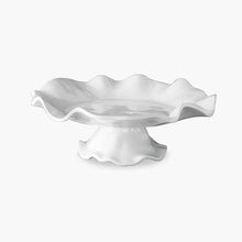 Load image into Gallery viewer, Vida Havana Pedestal Cake Plate-White : Large
