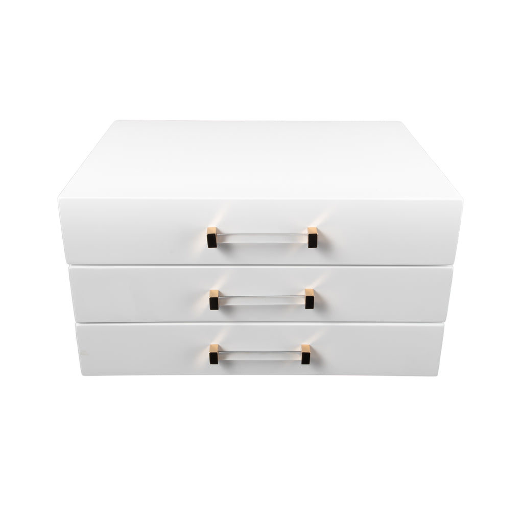 Kendall Jewelry Box - White