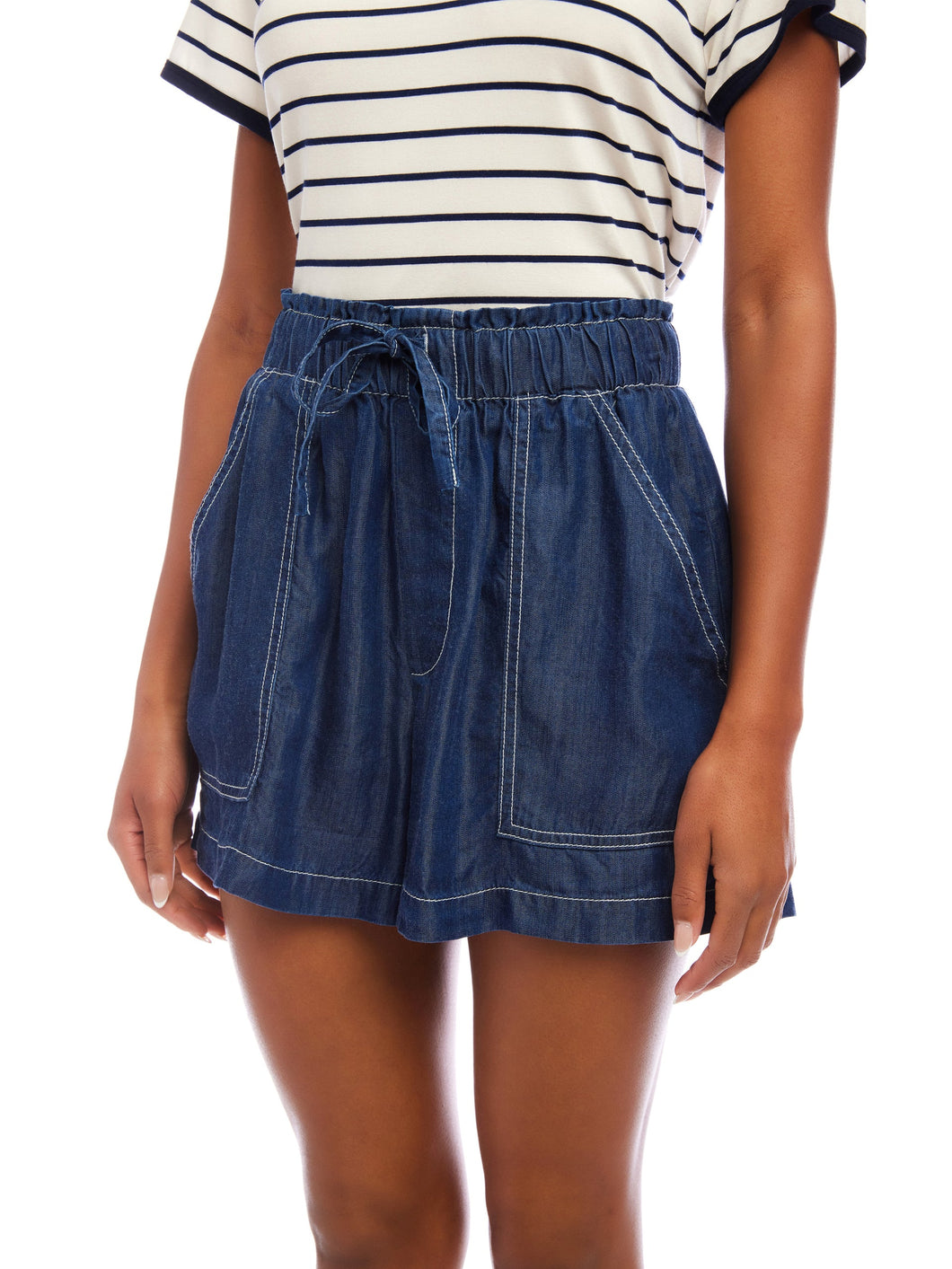 Carreen Patch Pocket Shorts