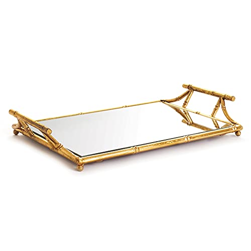 Daphne Mirrored Decorative Tray Gold