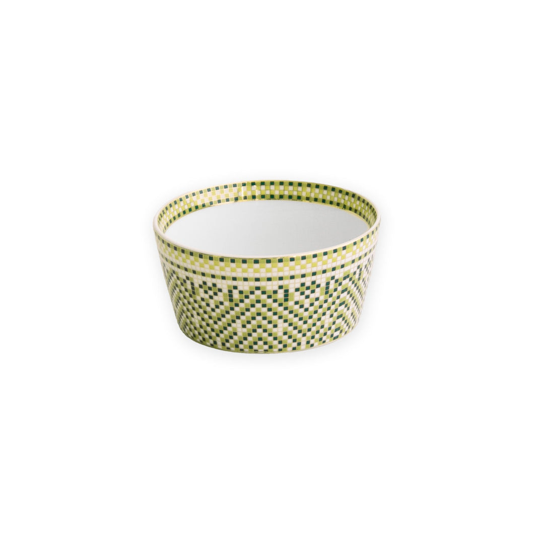 Ravenna Small Dip Bowl- Green & Gold