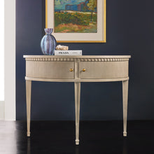 Load image into Gallery viewer, Large Gustavian Half Round Cabinet
