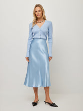 Load image into Gallery viewer, Mia Bias Midi Skirt in Glacier
