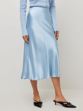 Load image into Gallery viewer, Mia Bias Midi Skirt in Glacier
