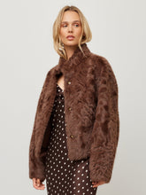 Load image into Gallery viewer, Mackenzie Reversible Faux Fur Coat
