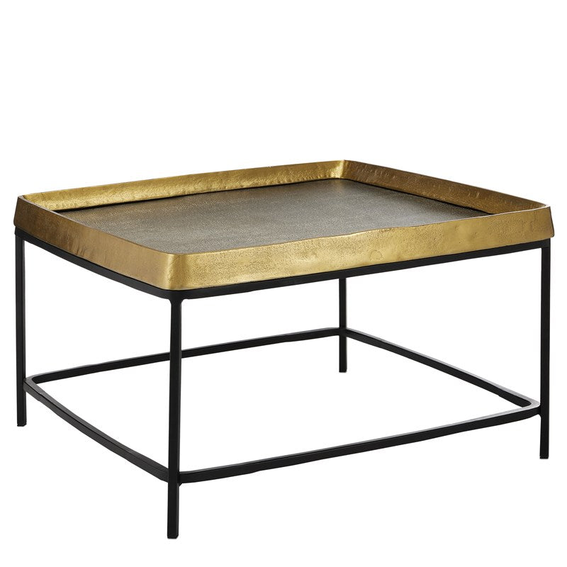 Tanay Brass Cocktail Table