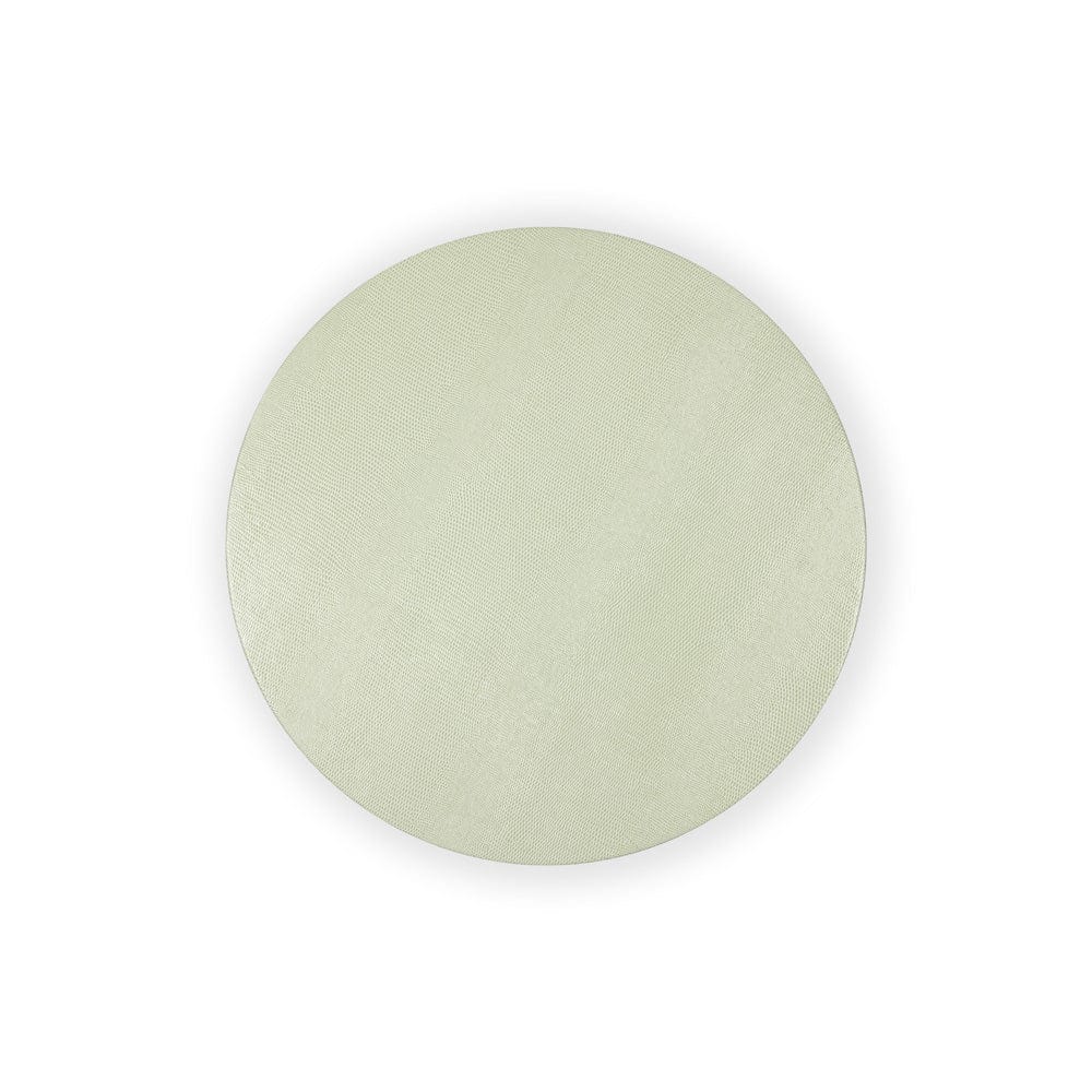 Moss Green Lizard Round Placemat - Set/4