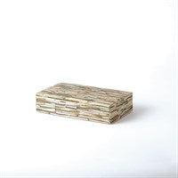 Chiseled Bone Box-Forest SMALL