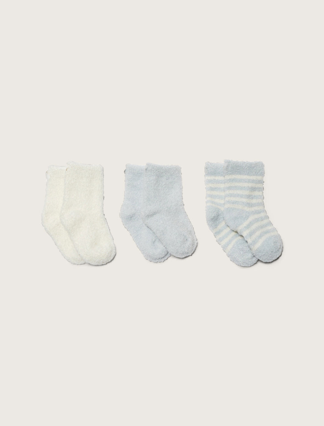CozyChic Lite® Infant Sock Set - Blue Pearl