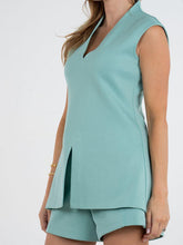 Load image into Gallery viewer, Gwen Tunic - Wasabi Stretch Knit
