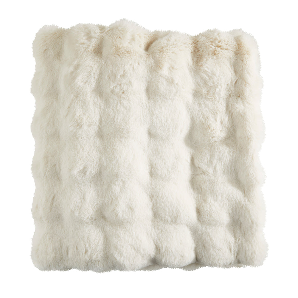 Bubble Faux Fur Throw