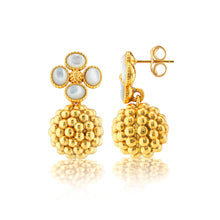 Load image into Gallery viewer, Berry Clover Drop Earrings
