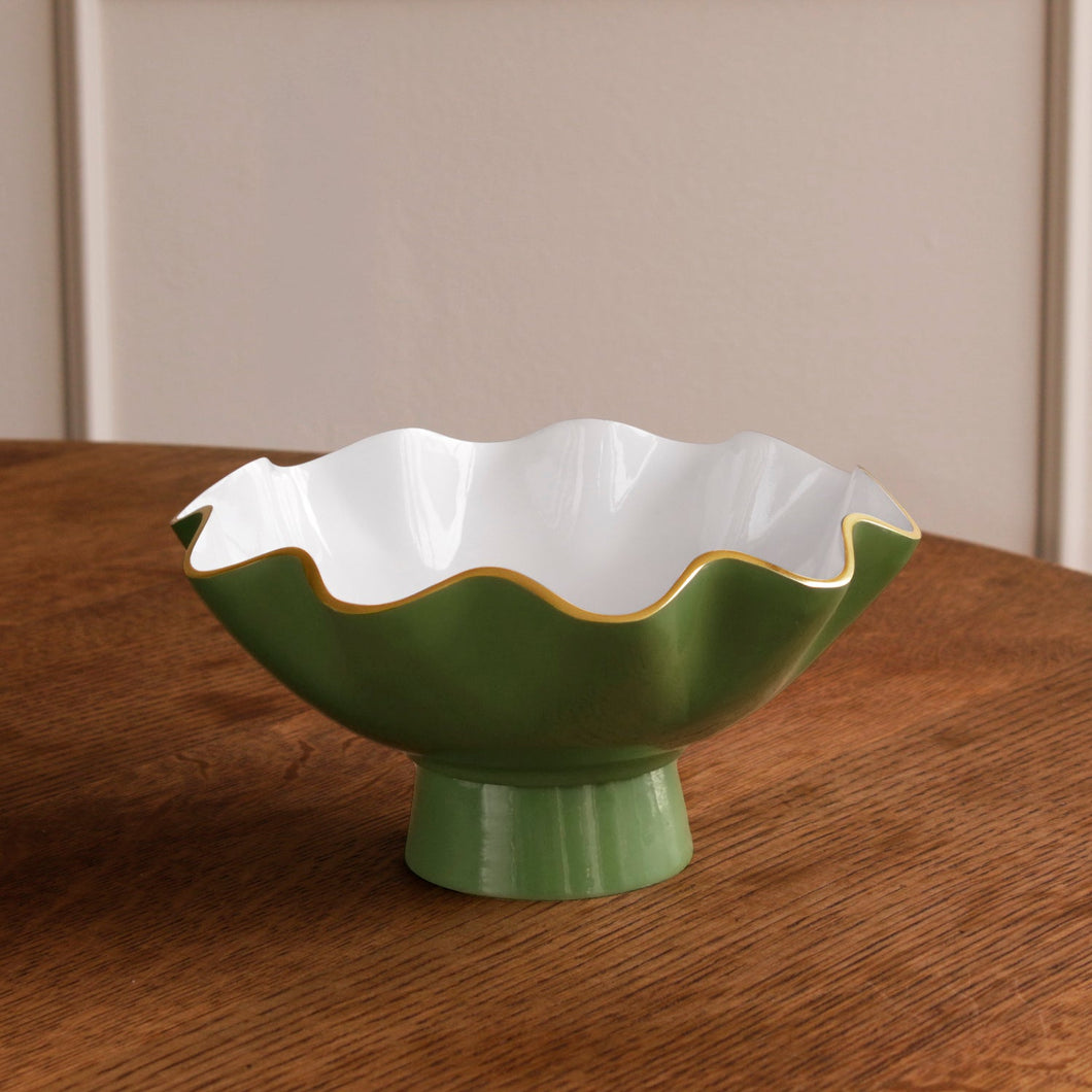 ENCANTO Carola Small Pedestal-Leaf Green