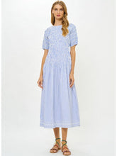 Load image into Gallery viewer, Smocked Drop Waist Maxi- Sconset Blue
