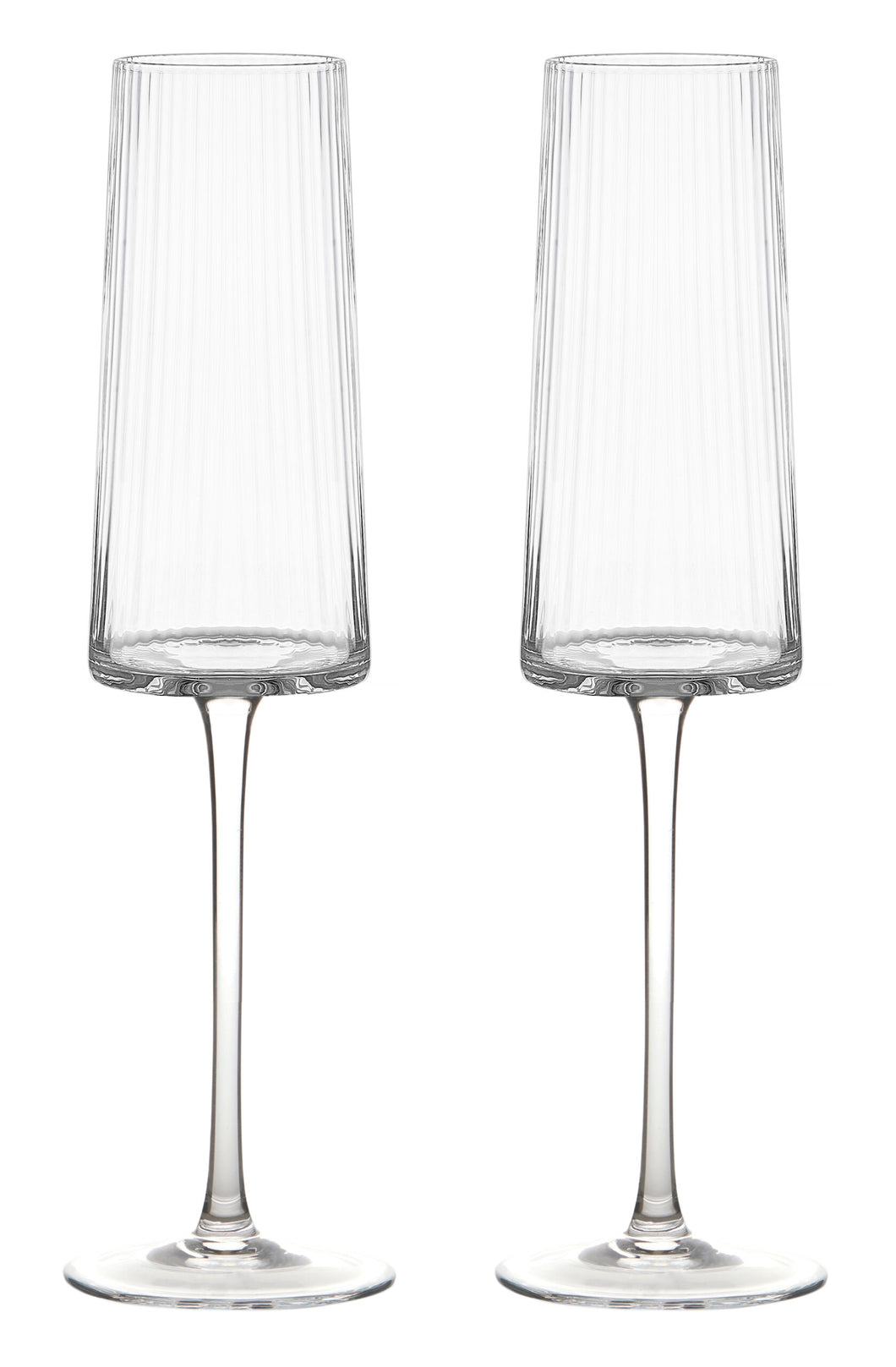 Empire Champagne Flutes Clear – Set of 2