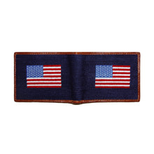 Load image into Gallery viewer, American Flag Wallet - Dark Navy
