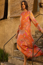 Load image into Gallery viewer, Long Sleeve Shift Maxi - Arabia
