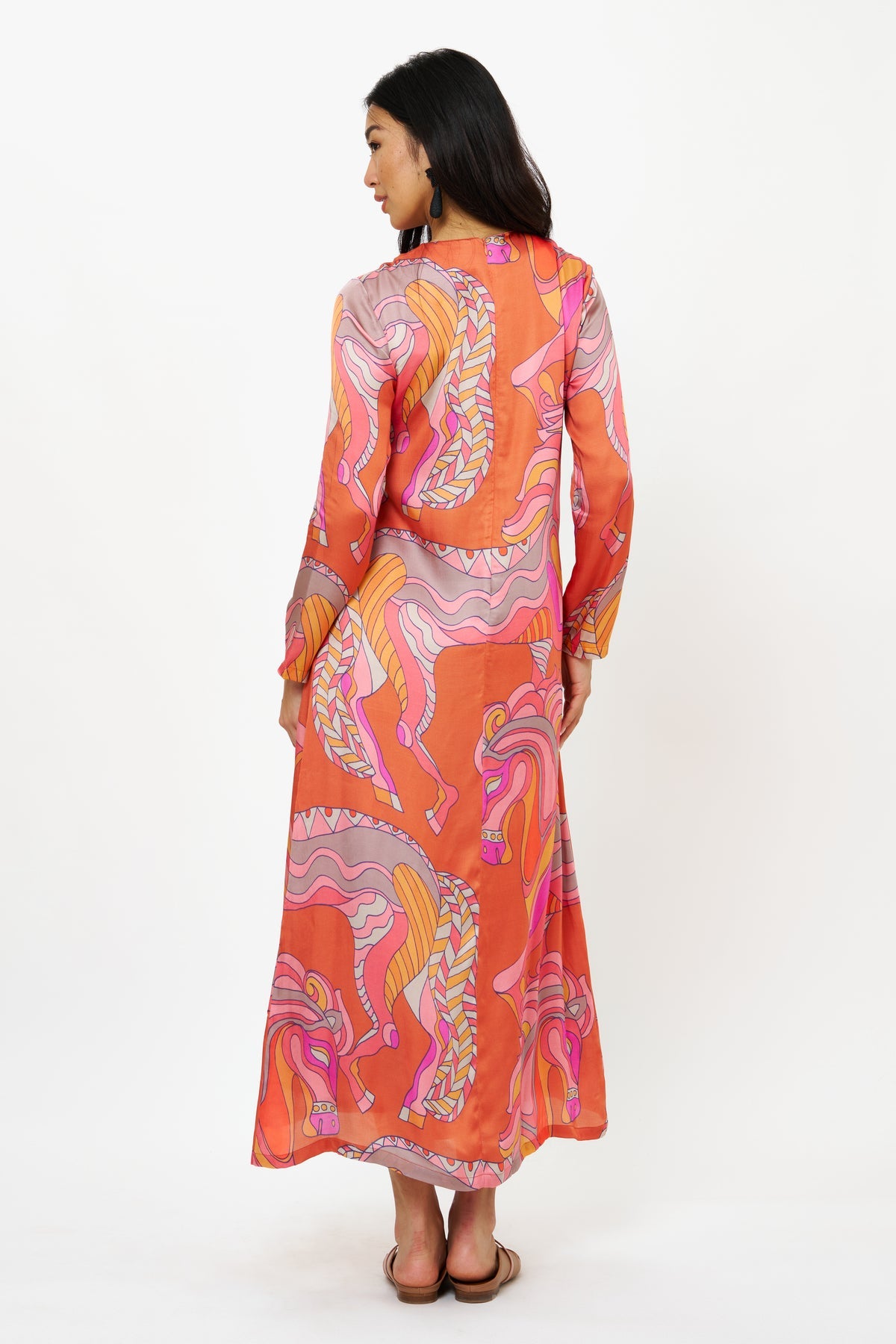 Long Sleeve Shift Maxi
