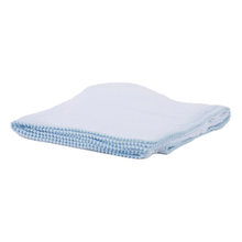 Load image into Gallery viewer, Swaddle Baby Blanket with Pompom Edge -Pink or Blue
