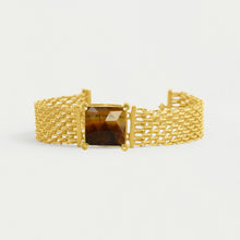 Load image into Gallery viewer, Nomad Gemstone Chain Bracelet - Tiger&#39;s Eye
