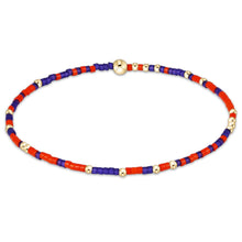 Load image into Gallery viewer, Gameday Hope Unwritten Bracelet - Bright Orange &amp; Purple
