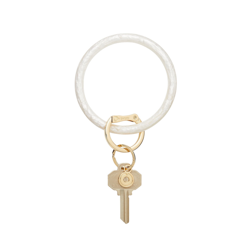 Resin Big O® Key Ring - Marshmellow