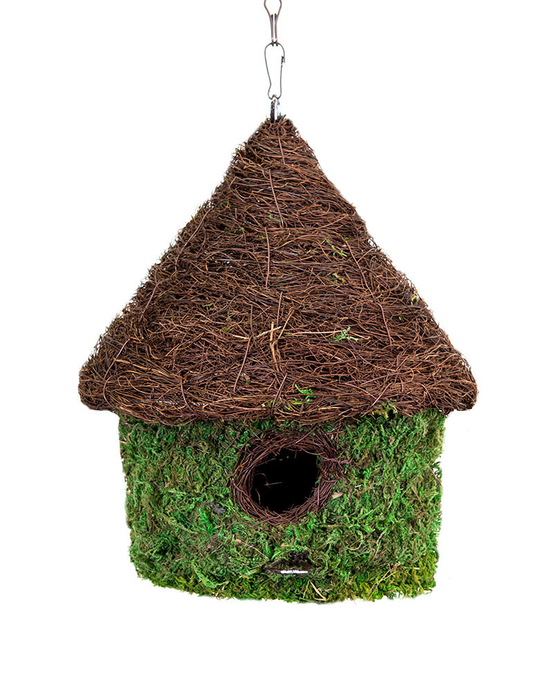 Bungalow Woven Birdhouse - Fresh Green