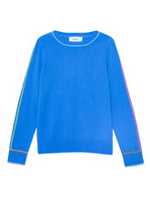 Load image into Gallery viewer, Rayanne Azure Cashmere Sweater
