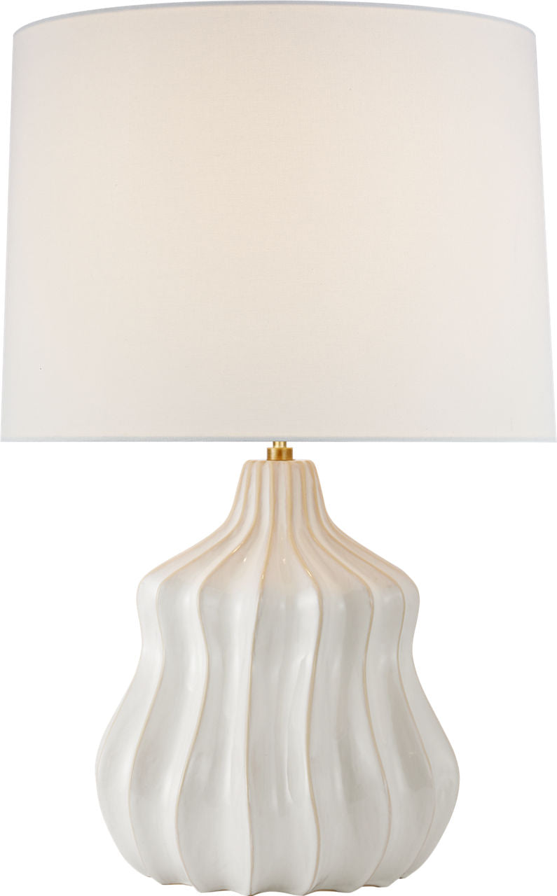 Ebb Large Table Lamp in Washed Ivory