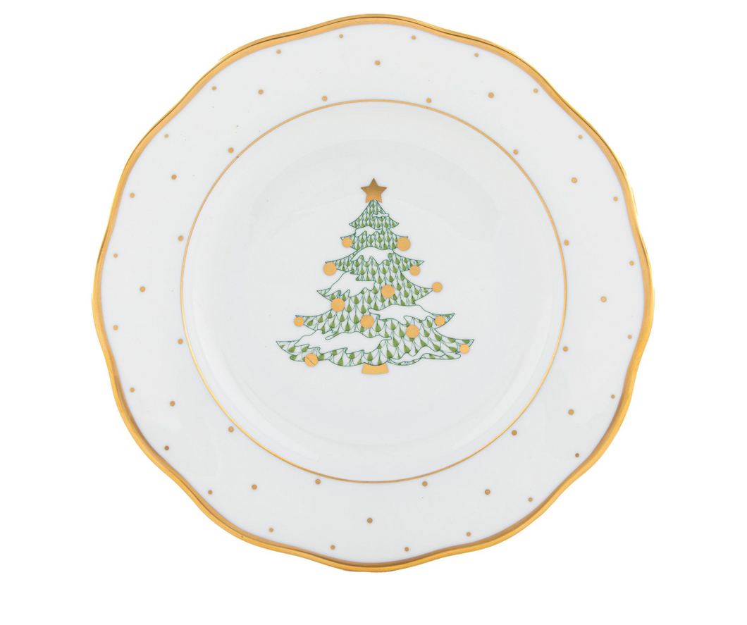 Christmas Dessert Plate - Tree