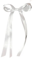 Load image into Gallery viewer, Mini Double Satin Streamer Bow - 3 Colors Available
