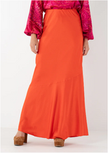 Load image into Gallery viewer, Bias Skirt - Tangerine

