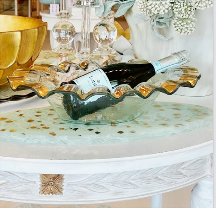 Ruffle Wine Cooler - 17