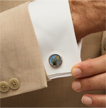Load image into Gallery viewer, Guana Cufflinks - Rhodium
