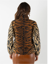 Load image into Gallery viewer, Long-sleeve Poppy - Tiger Jacquard
