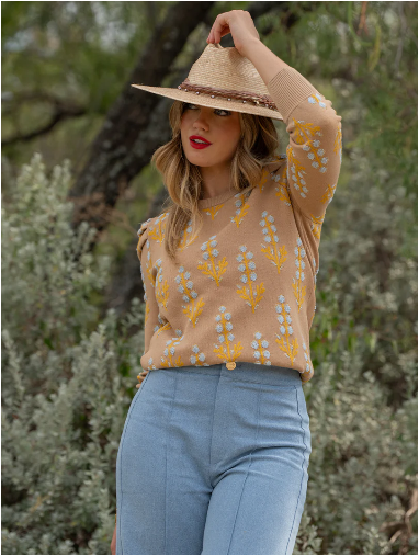 Julia Sweater - Bluebonnet
