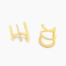 Load image into Gallery viewer, Chart Your Course Hoop Earrings
