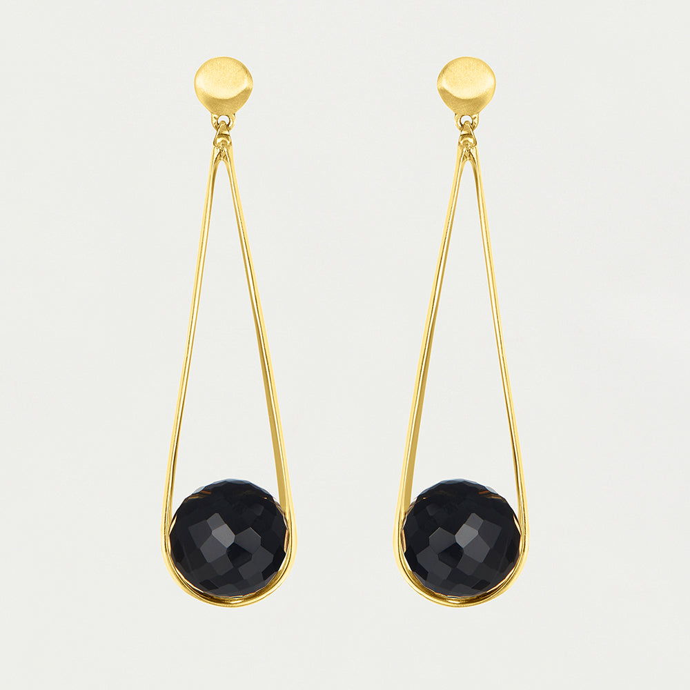Ipanema Earrings - Black Onyx