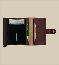 Load image into Gallery viewer, Miniwallet Vegan Espresso Brown
