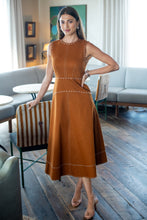 Load image into Gallery viewer, Claire Dress in Chocolate Studs
