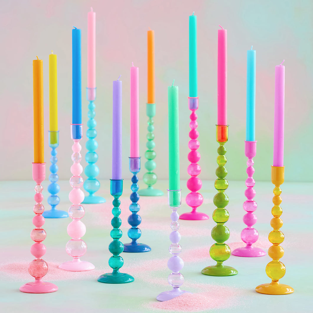 Sugar Plum Finial Candle Holders